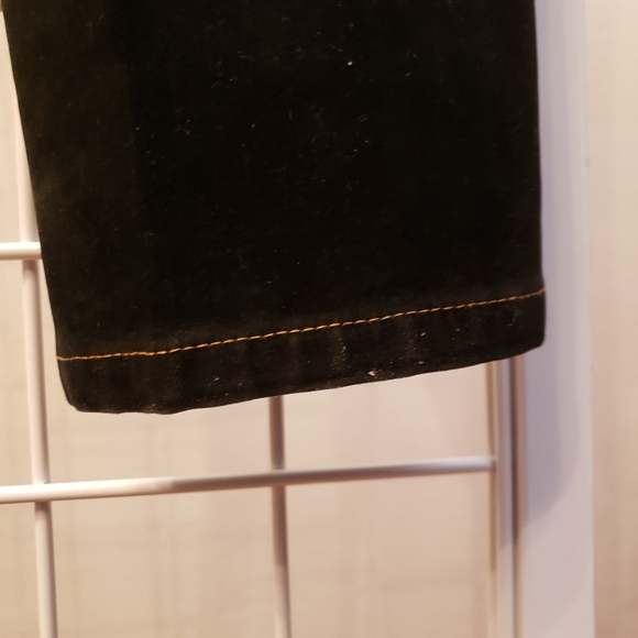 Vintage Route 66 Flocked Velvety Stretch Fit Pant - Picture 7 of 11